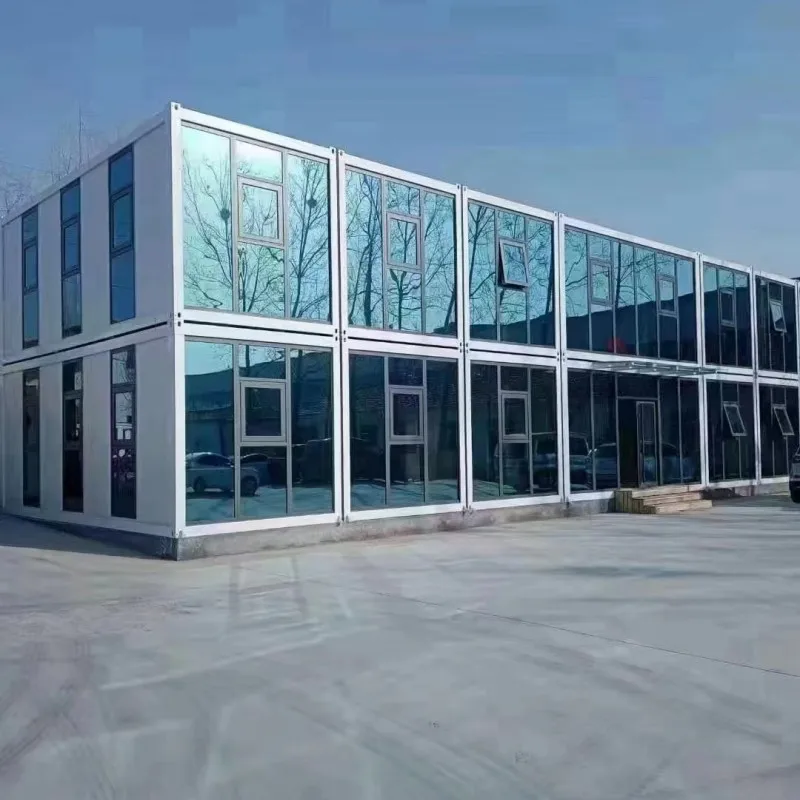 40 футов лидер продаж Китай плоская упаковка огнестойкий полностью меблированный сборный Мобильный складной