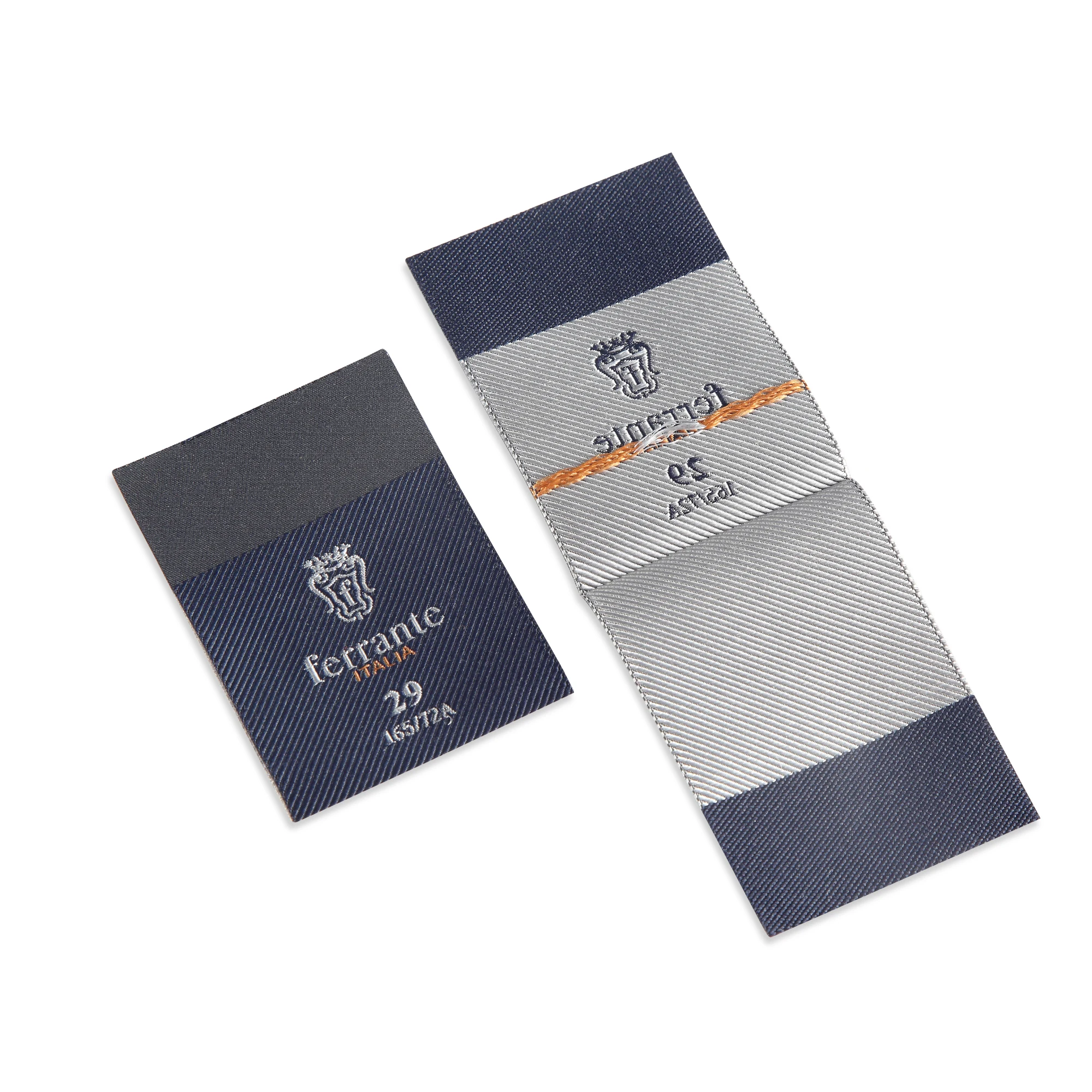 manufacturer custom size labels for clothing brand name design