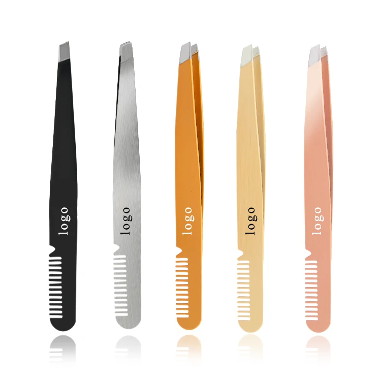 Factory Wholesales Makeup Tool Eyebrow Tweezer Custom Eyelash Tweezers