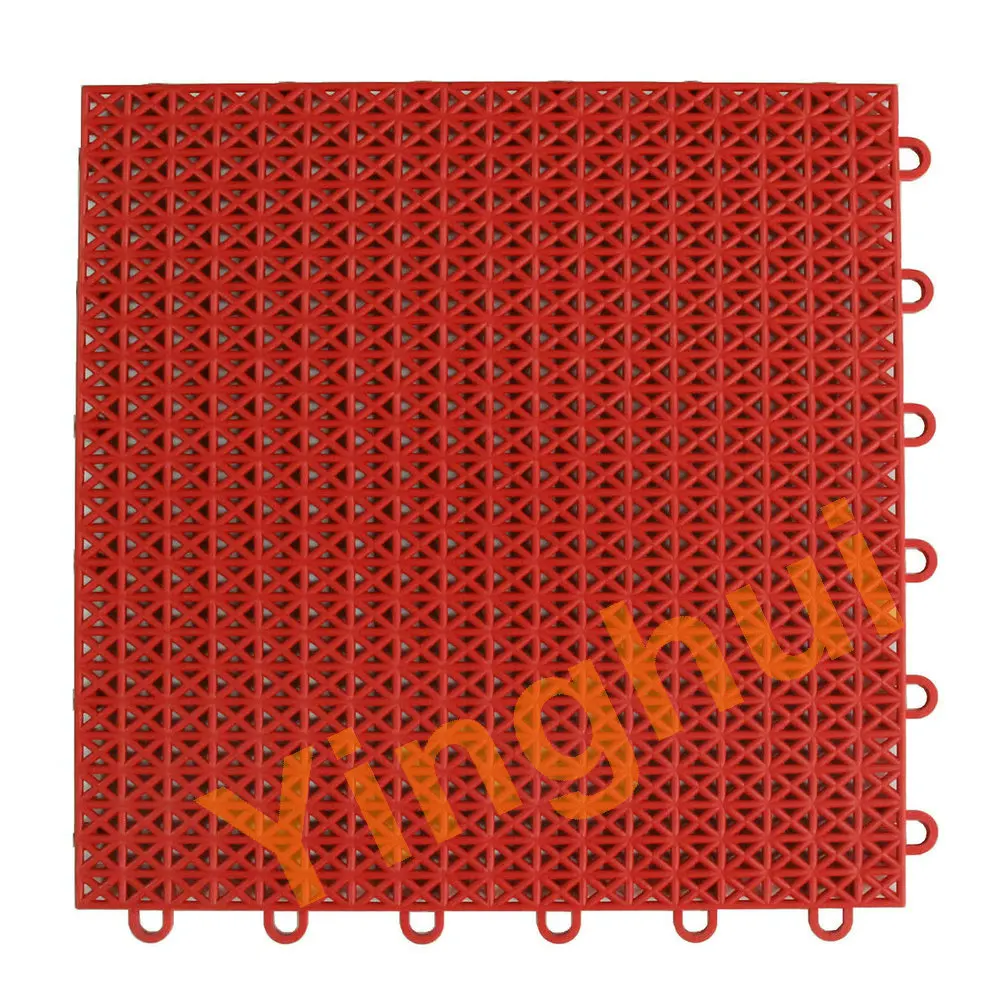 O-04 Outdoor Suspended Modular Playground Flooring School Colorful Kids Playarea Sport Courts Tile Manufacturer
