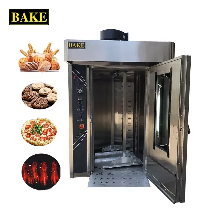 electric/diesel/gas rotary baking oven 32 trays China price for biscuit cookies