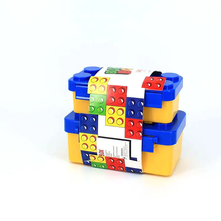 
Hot Wholesale PP Lego Building Blocks kids thermos lunch box 