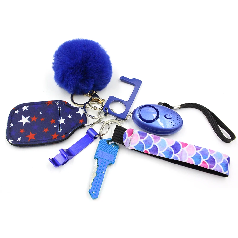 
Wholesale Taserself Pepper Spray Keychain Set Women Tasergun Defensa Personal Stunt Gun Self Defense 