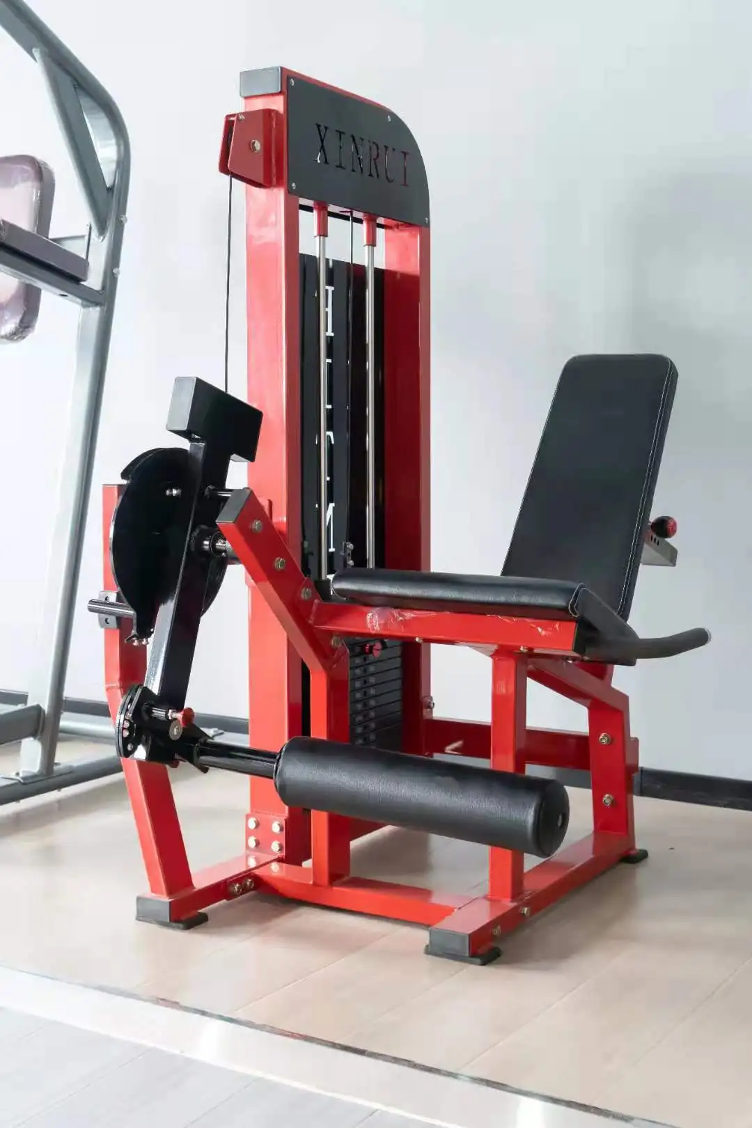 Strength Pin Loaded Free Weight Dual Function Seated Commercial Leg Extension Leg Curl Machine