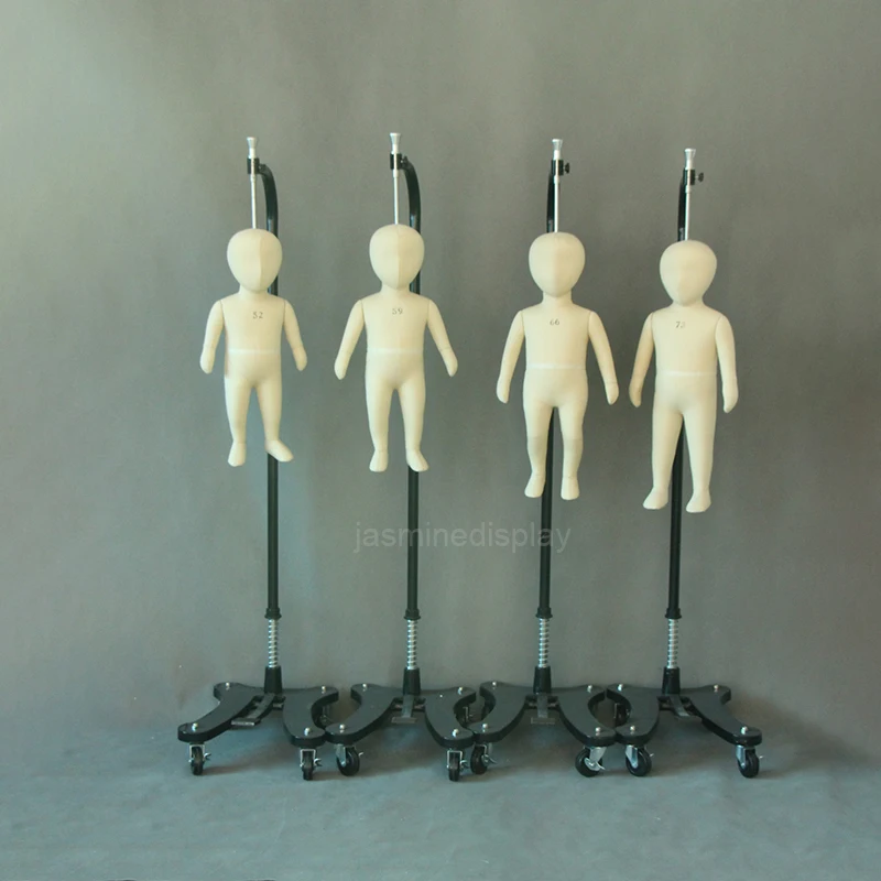 Full body infant baby with head fabric dressmaking tailoring mannequin