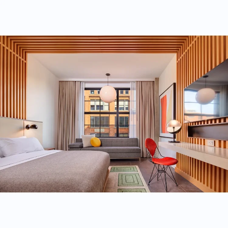 Factory Direct Sale Bedroom Sofa Set 3-5 Star Hotel Furniture Hotel Bedroom Furniture