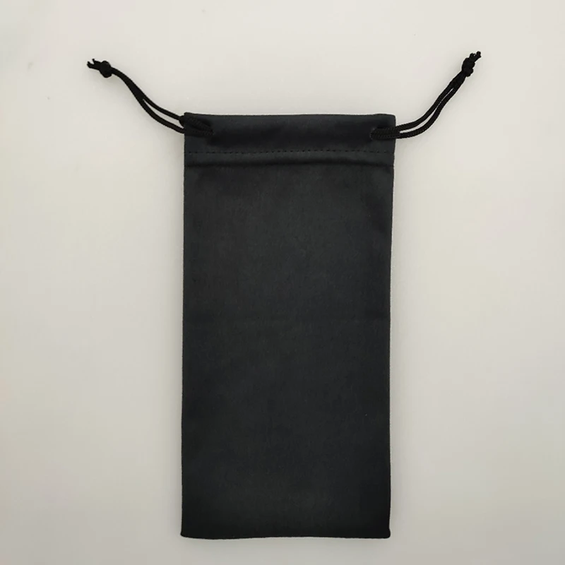 Wholesale Cheap White Black Microfiber Packaging Pink Soft Eyeglasses Sunglasses Pouch Bag With Custom Logo For Sunglasses