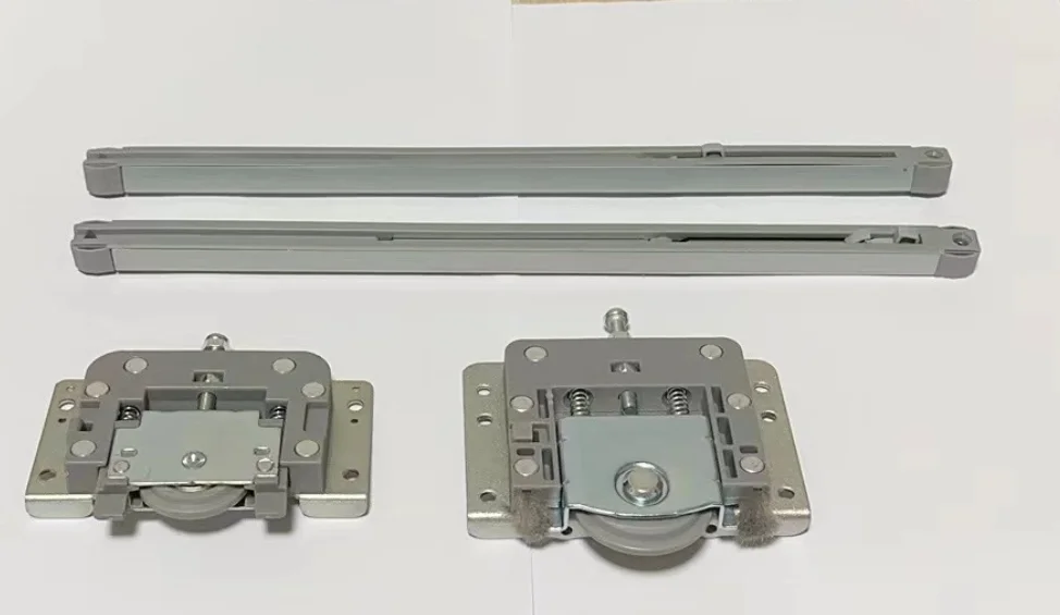 Double Track Wooden Door Roller Wheel for Sliding Gate Furniture Fitting Cabinet Wardrobe Sliding Door Roller