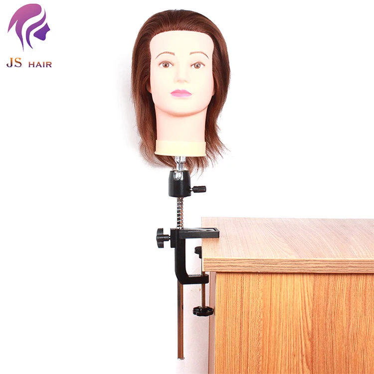 Salon tripod stand mannequin head bracket Durable Adjustable Stainless Steel training Head manikin doll Holder For Making Wigs