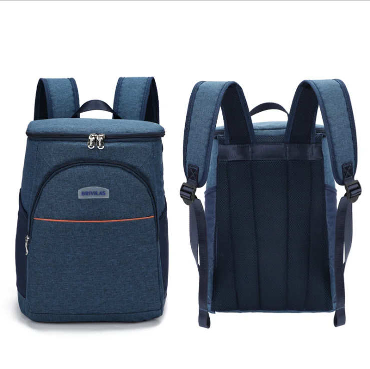 Wholesale waterproof soft sided outdoor lunch backpack thermal ice cooler bag insulated food carrier for cool beer and wine