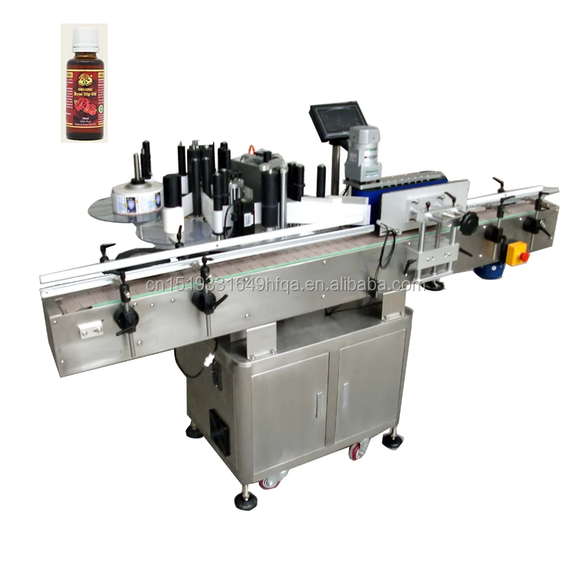 hot sell cheap price automatic sticker for round bottle which label 100% wrap around labeling machine
