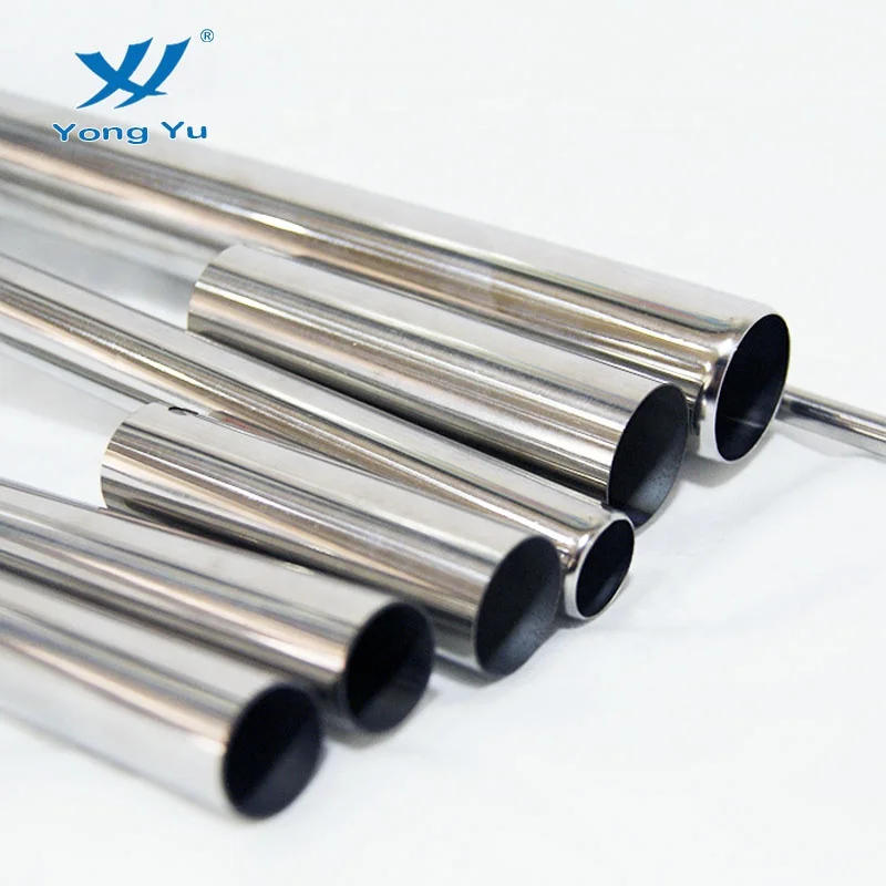 YONGYU Stainless steel round tube China Chrome Plated Steel Pipe ASTM 400 Series 25mm 316L Stainless Steel Tubes Pipes