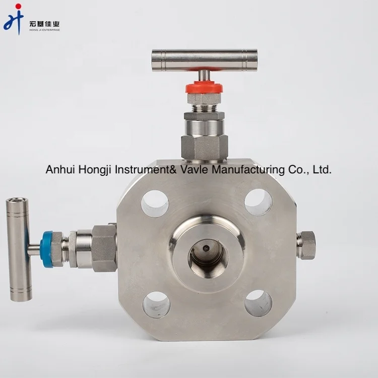 Игольчатый клапан Hongji SS316 1/2 дюймов 6000psi фланцевый игольчатый