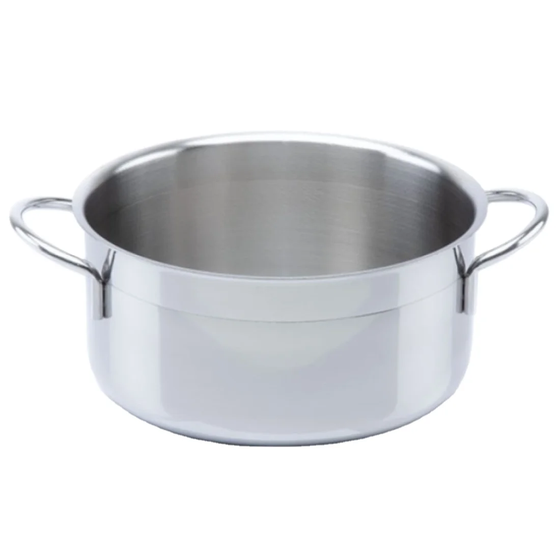 Ergonomic Side-handles Salad Garlic Kitchen Casserole 30 Cm Smart Table CLASSIC Cookware Sets Top Italian Quality Steel 1 Ply