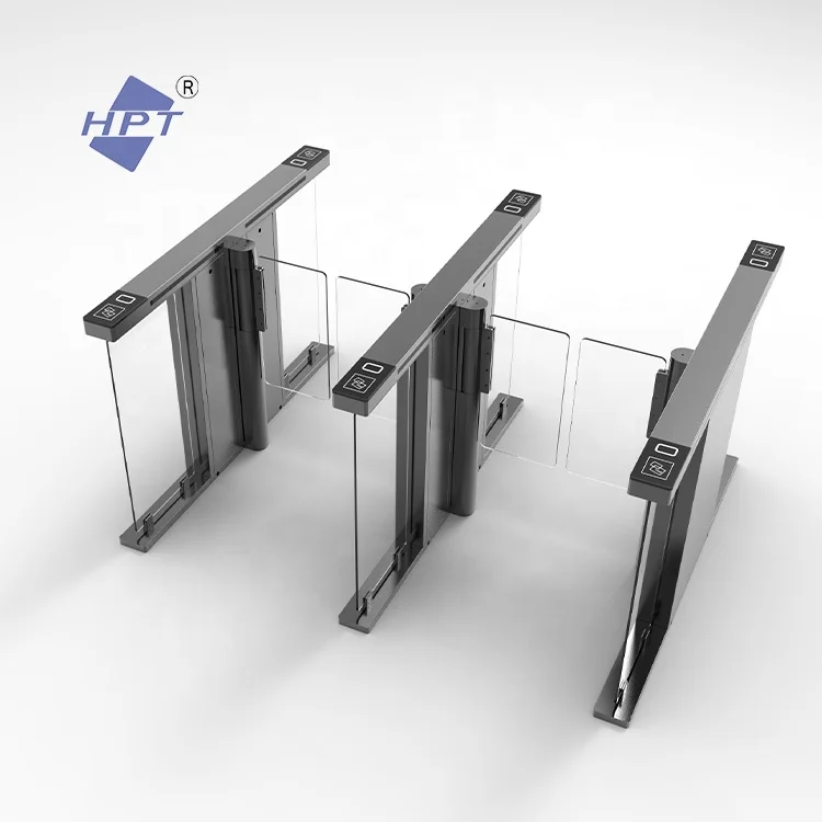Speed Gate Turnstile Barrier Gate with Facial Recognition and NFC Access Turnstile for Gyms and Hotels