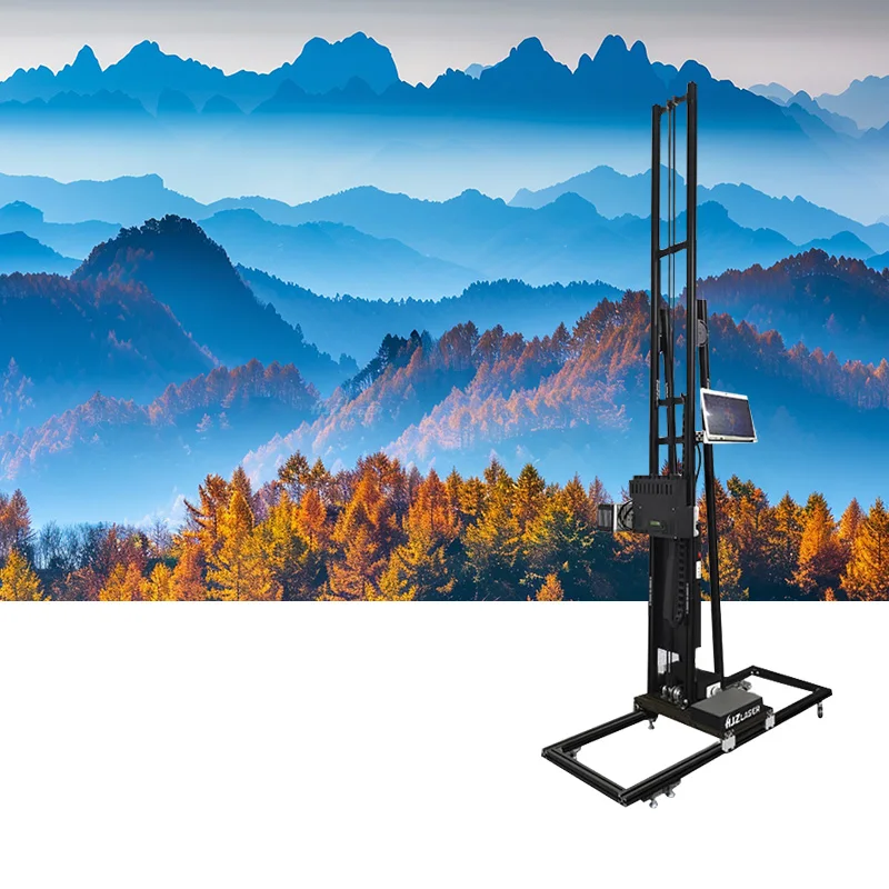 Водонепроницаемый УФ-чернильный настенный принтер HKHR для вертикальной печати на стене и парковке