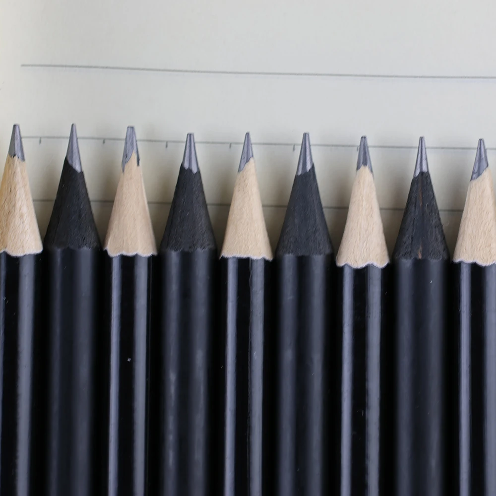 GemFully chinese e commerce sites novelty stationery 2b pencil wood black wood pencils for kids