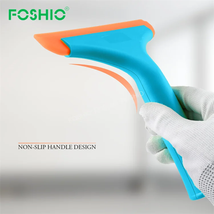 Пластиковый резиновый скребок для льда Foshio с индивидуальным дизайном инструмент очистки снега