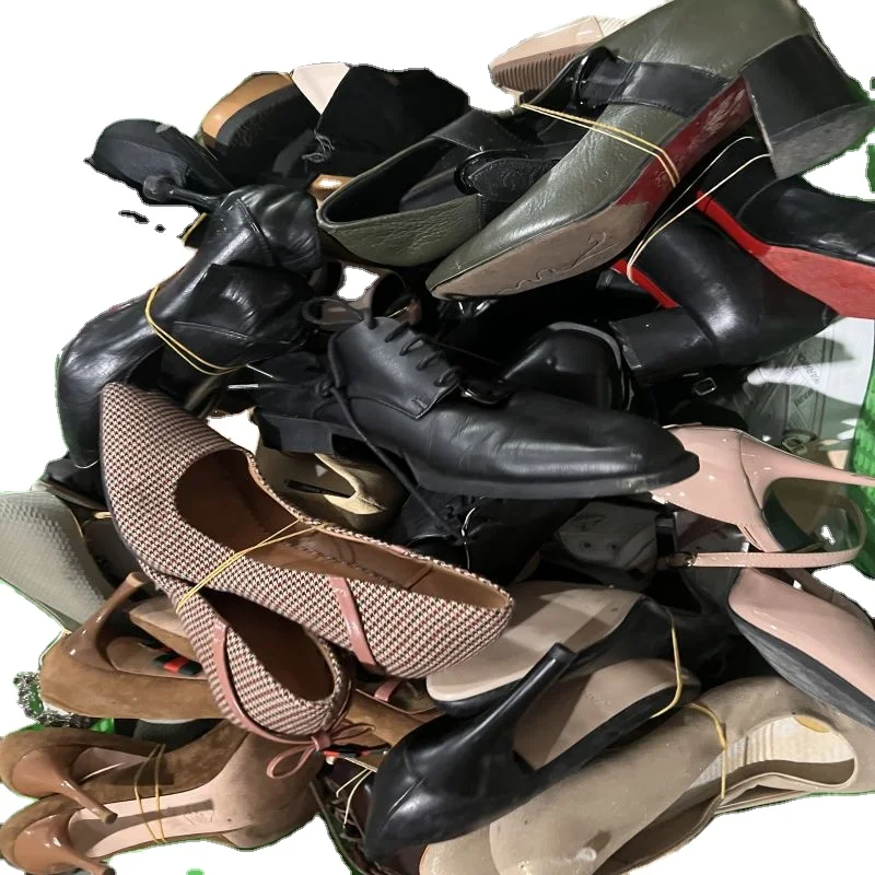 S15 factory cheap price summer Fashion Second hand shoes women High heel used shoes high quality 90%clean