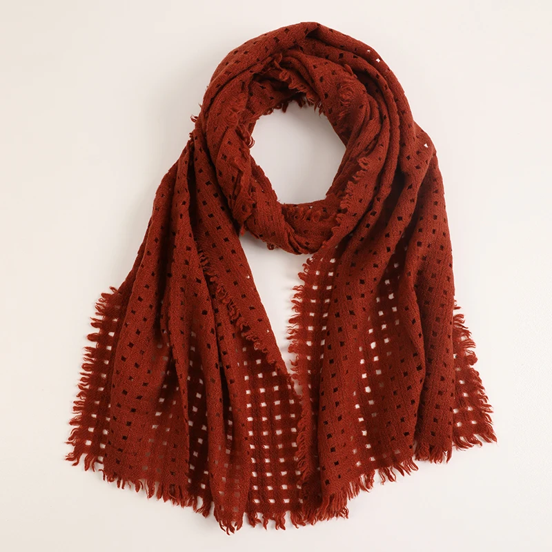 24/25 ins natural  hot selling winter  pure cashmere  high Quality  women skeleton shawls   design  with luxury scarves   sc lk