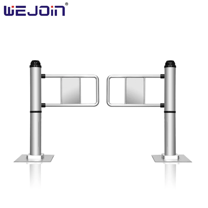 Factory price access control full automatic swing barrier supermarket gate