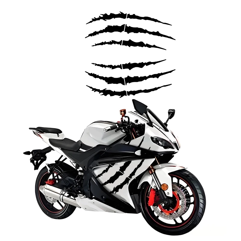 42X17,8 см, водонепроницаемые виниловые наклейки с логотипом монстра, мотоциклетный танк, шлем, боковые полоски для кузова/капота/стеклянных фар