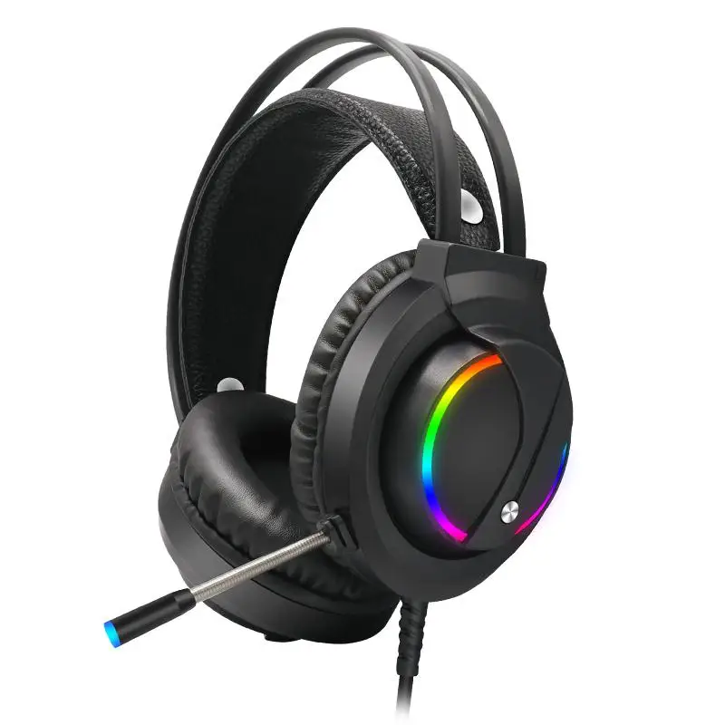 7.1 RGB E-sports chicken Internet bar game type desktop computer headphone head-mounted