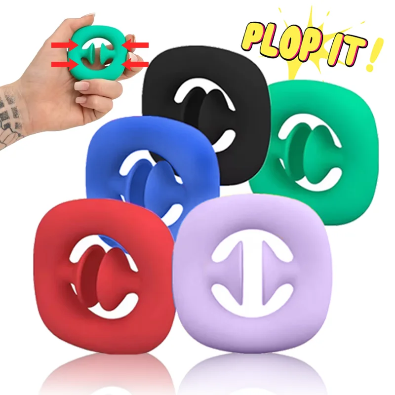 Wholesale Silicone Hand Grip Fidget Toy Popping Squeeze Stress Relief for Arms Function