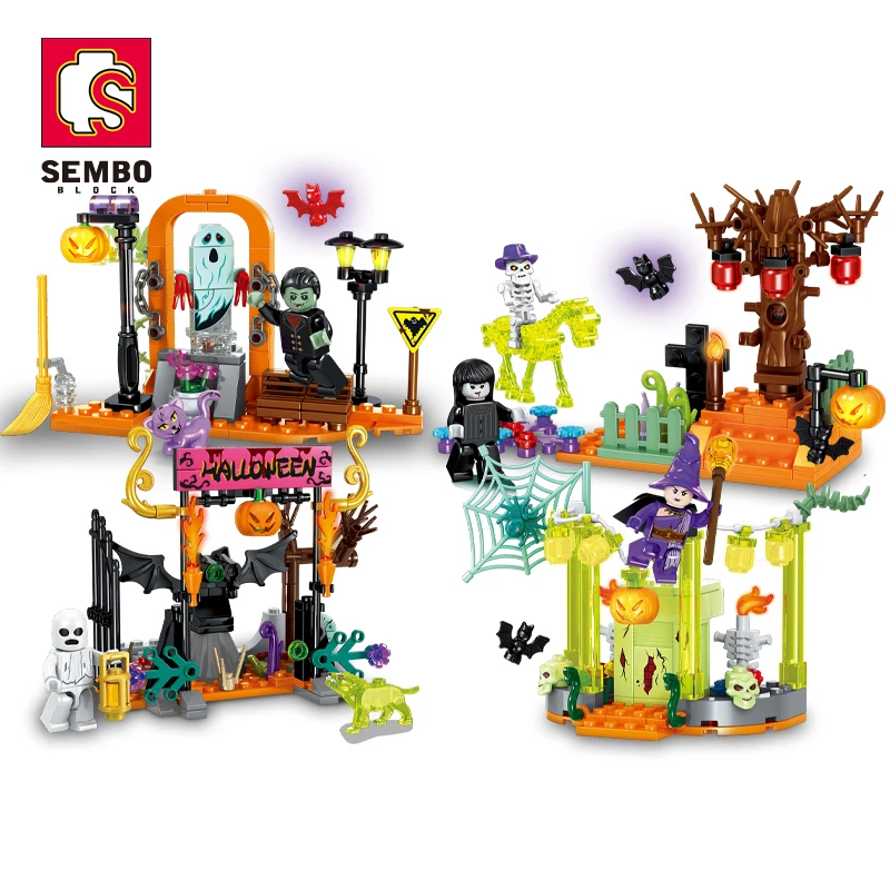 Конструктор SEMBO 605013-605016 развивающий набор кирпичей «сделай сам»