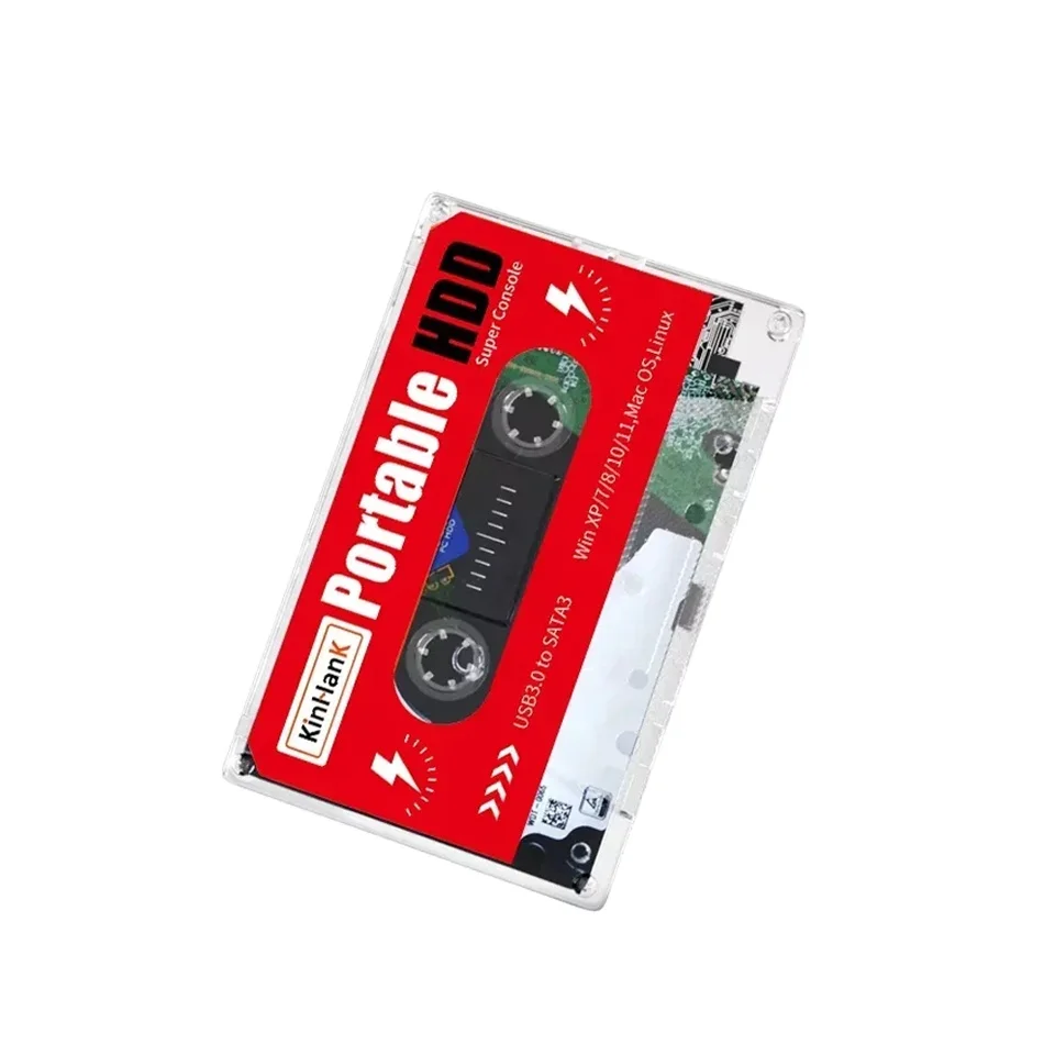 Portable 2T External Game Hard Drive Disk Laptop/PC Wired Connection Supports 63000+ Retro Arcade for CPS PS1/N64 Super Console