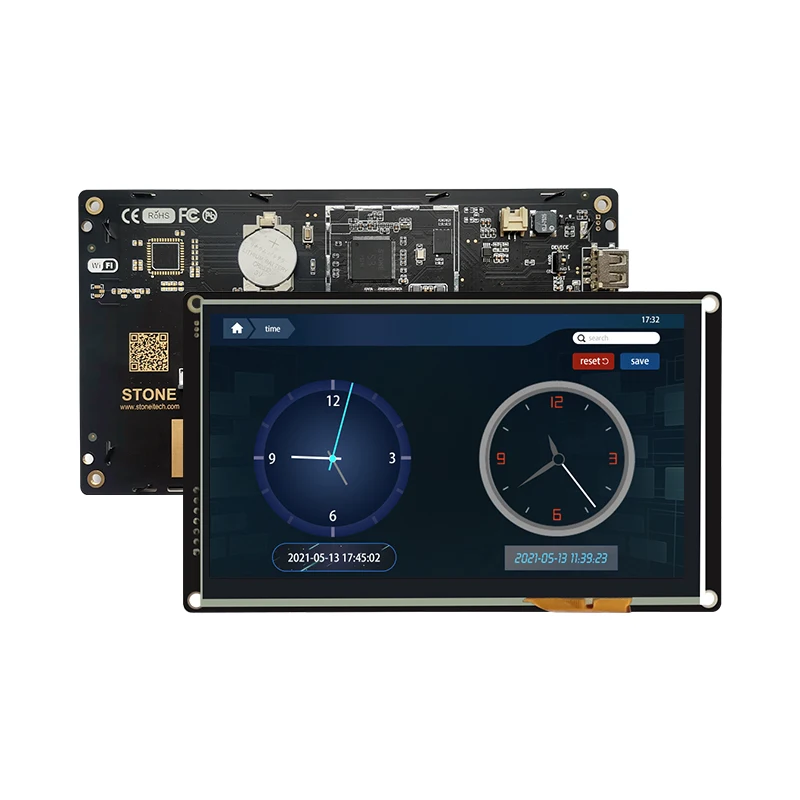 7 inch TFT LCD Module With CPU for elevator square tft lcd display ford ecosport touch screen (1600451642123)