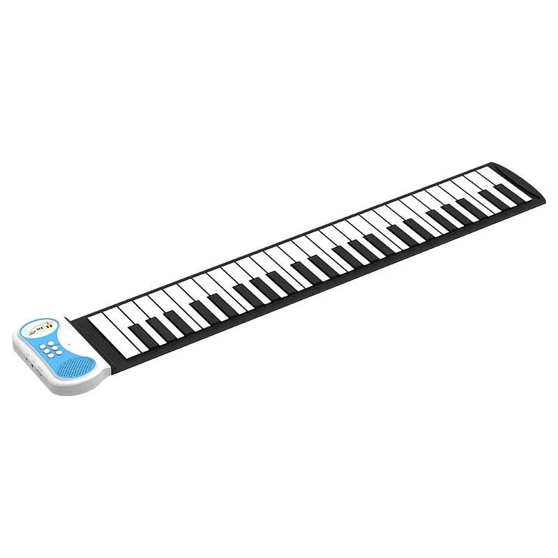 Wholesale 49 Keys Digital Piano Silicone Hand Roll Piano Mini Foldable Roll Up Piano Keyboard