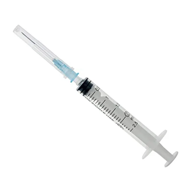 
0.5ml 1ml 2.5ml 3 ml 5ml 10ml 20ml 60ml Syringe Disposable Plastic Luer Lock Syringe With Needle Without Needle 