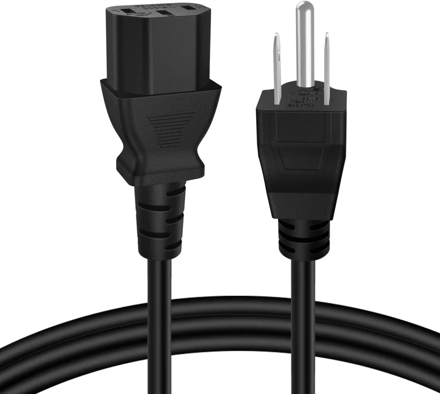 Power Cord Compatible Samsung TV Speaker 6ft 3 Prong Universal Power Cable Replacement