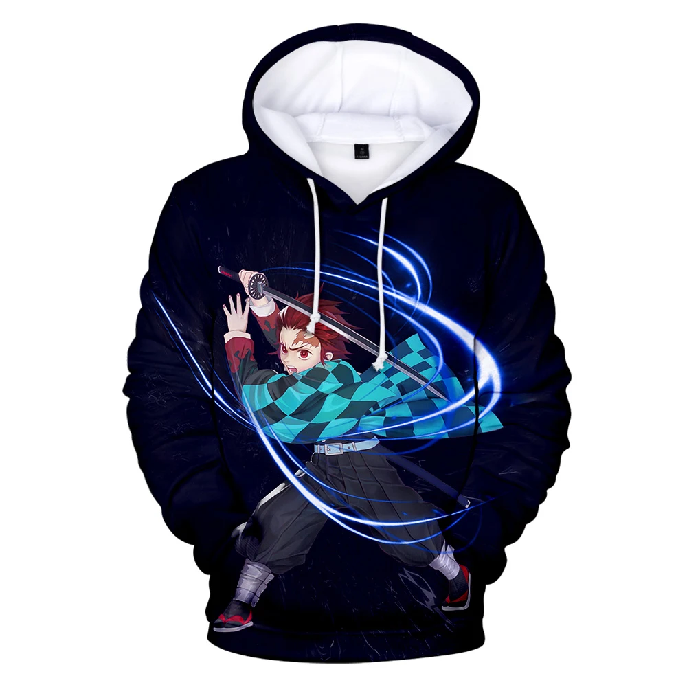 Fitspi Anime Kimetsu No Yaiba 3d Hoodies Sweatshirts Men Women Harajuku Sweatshirts Boys Girls Tracksuits Clothes