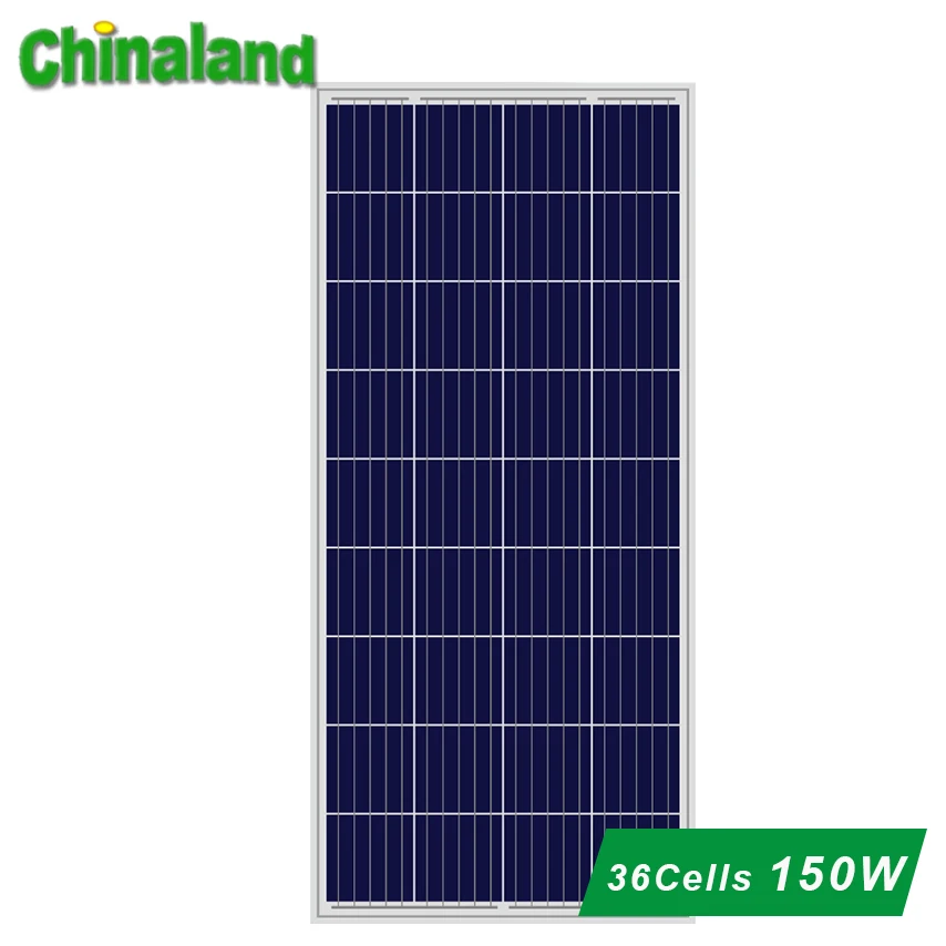 Heat-resistant   12Volt 150 Watt Solar Panel Poly 12 Volt Solar Panels 150 Watt