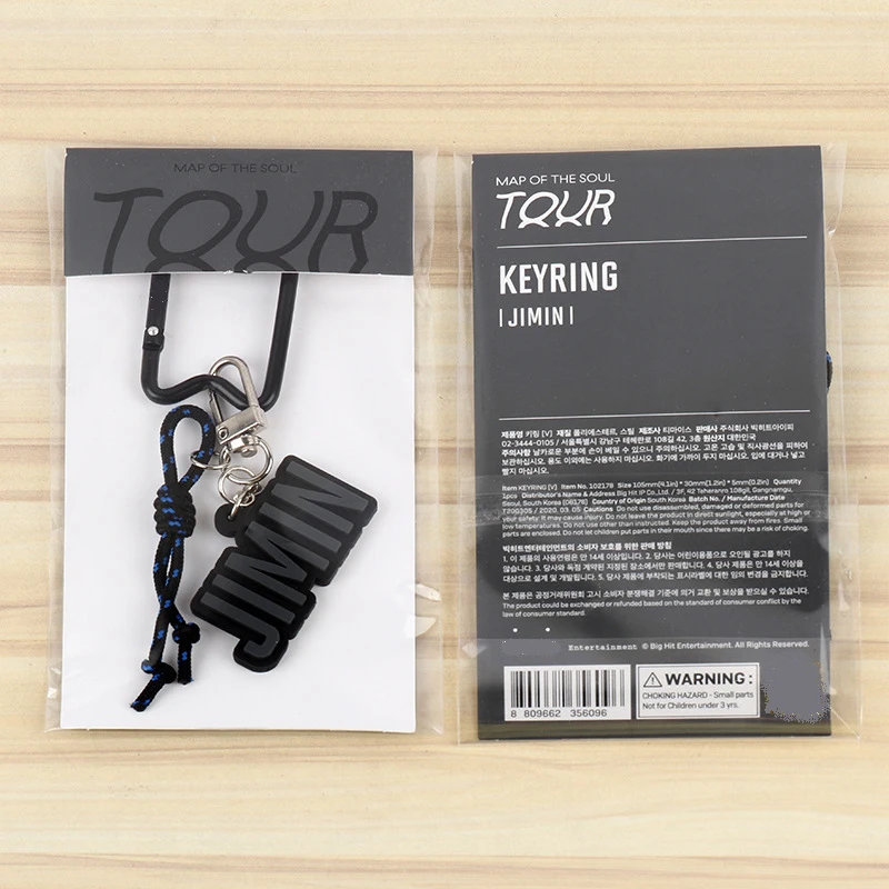 Kpop Bangtan Boys Map Of The Soul Metal Key Rings World Tour Silicone Pendants Keychains