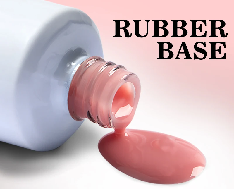 HS Private Label Rubber Base CoatThick Hema Free Gold Foil Flakes Custom Gel Polish 78 Colors Nail Gel Viscosity