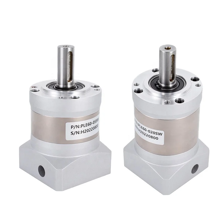 Double Step Precision Planetary Gearbox 60 Round Flange Gearhead for NEMA24 Stepper Motor