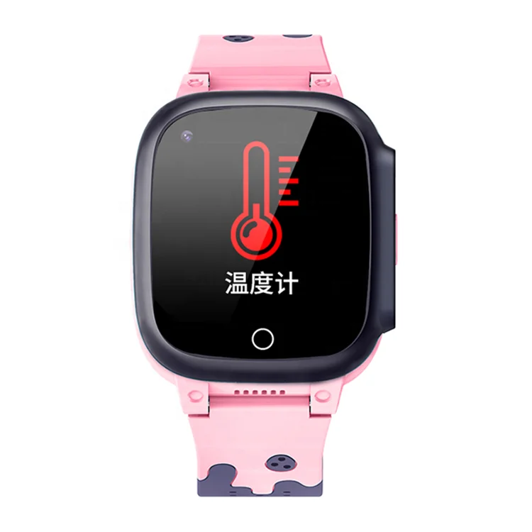 24 Hours Temperature Detection Video Voice Call 4G Watch Cows Color Watch Kids GPS Positioning LT25 Smart Watch