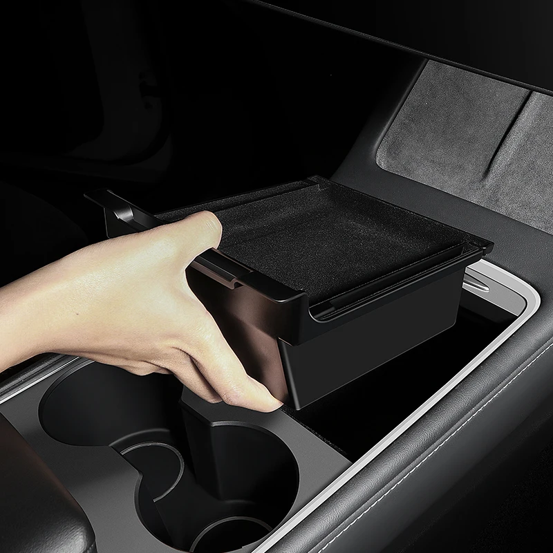 2021 2022 Model Y Central Armrest Storage Box For Tesla Model 3 Organizer