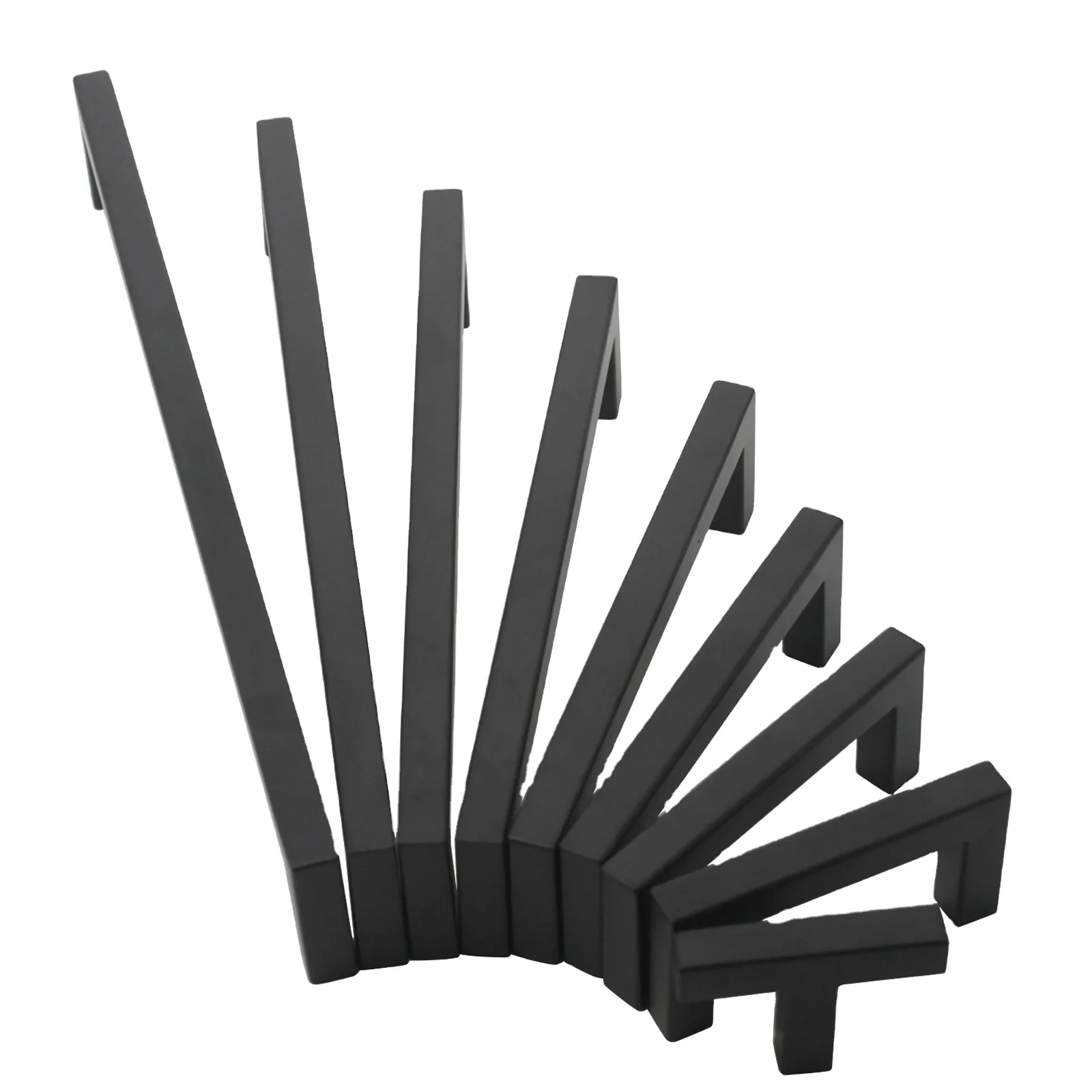 HOONE Modern Funiture Hardware Kitchen Cupboard Black Zinc 96mm T Bar Cabinet Handles