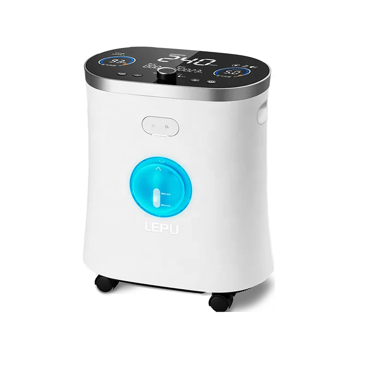 
Lepu High Quality Flow Manufacturer Medical Grade Household 5L Home Therapy Produce Oxygen Concentrator Machine For Hospital 