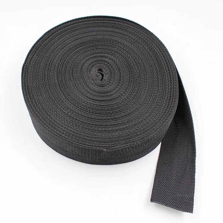 
1m To 20m 100% High Tenacity Polyester Cheap Flat Strap Webbing Tape Fireproof Nylon Webbing With Reinforced Lifting Eyes 