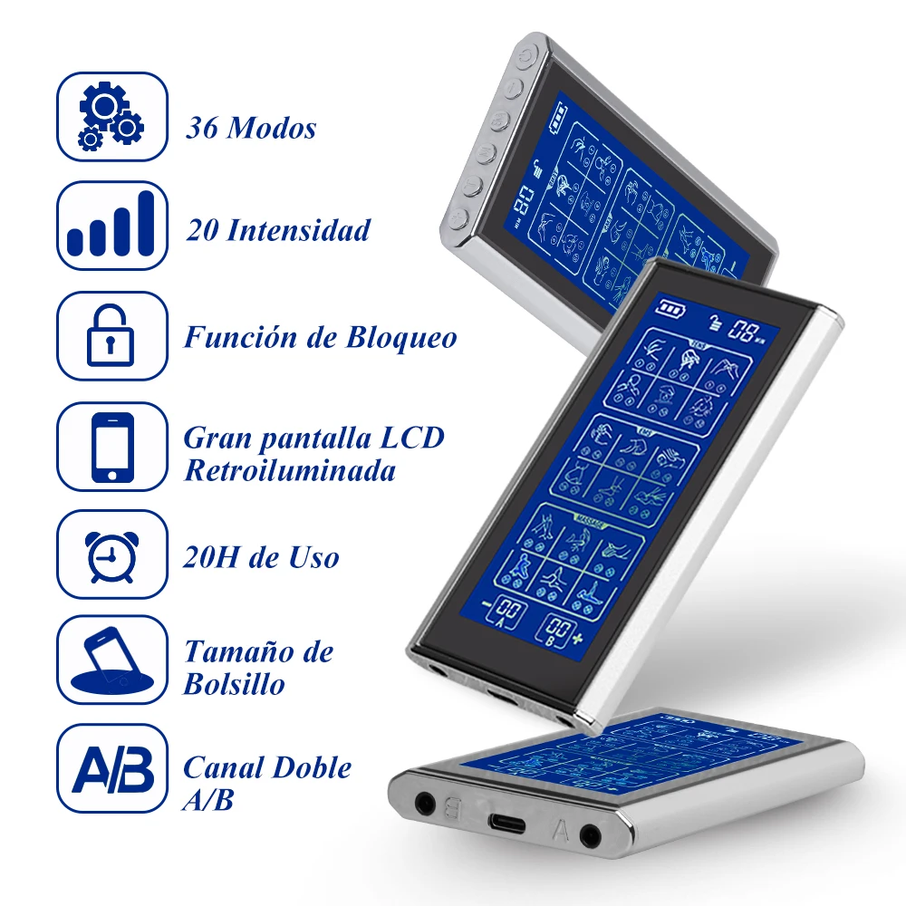 Ems Tens 3000 Fisioterapia Una Unidade Electrode Sheaper Muscle Ultrasonic Stimulator Combined and Machine Physiotherapy Device