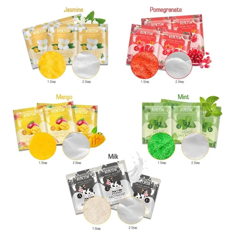 Wholesale Lemon Crystal Bath Salt Jelly Foot Bath Salt Crystal Mud Home Foot Care