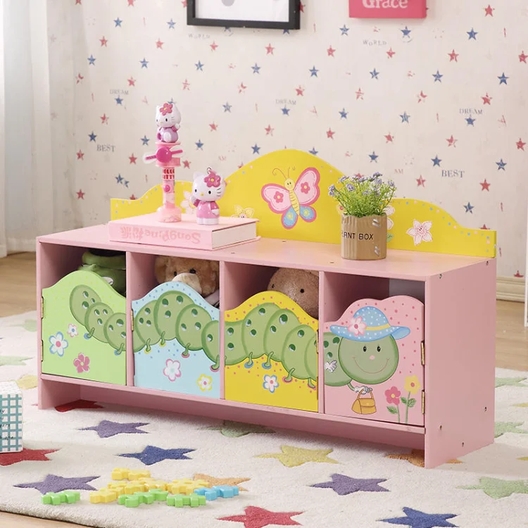 ETG-01 WholesaleWooden Kids Furniture Kids Toys Cabinet Storage for Baby Cupboard