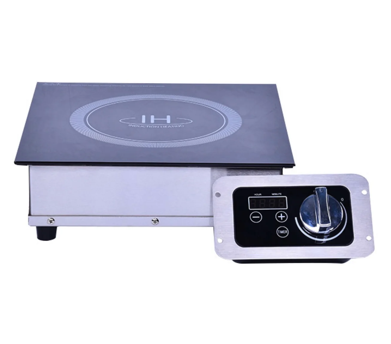 Catering Equipment Convenient Stainless Steel Touch Control Switch Built In Round Induction Cookers