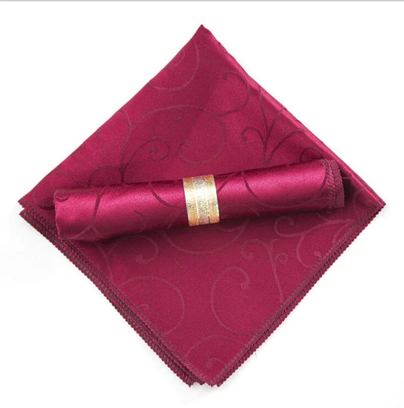 Недорогая Королевская Синяя скатерть из 100% полиэстера Жаккардовая с узором для стола ужина свадьбы