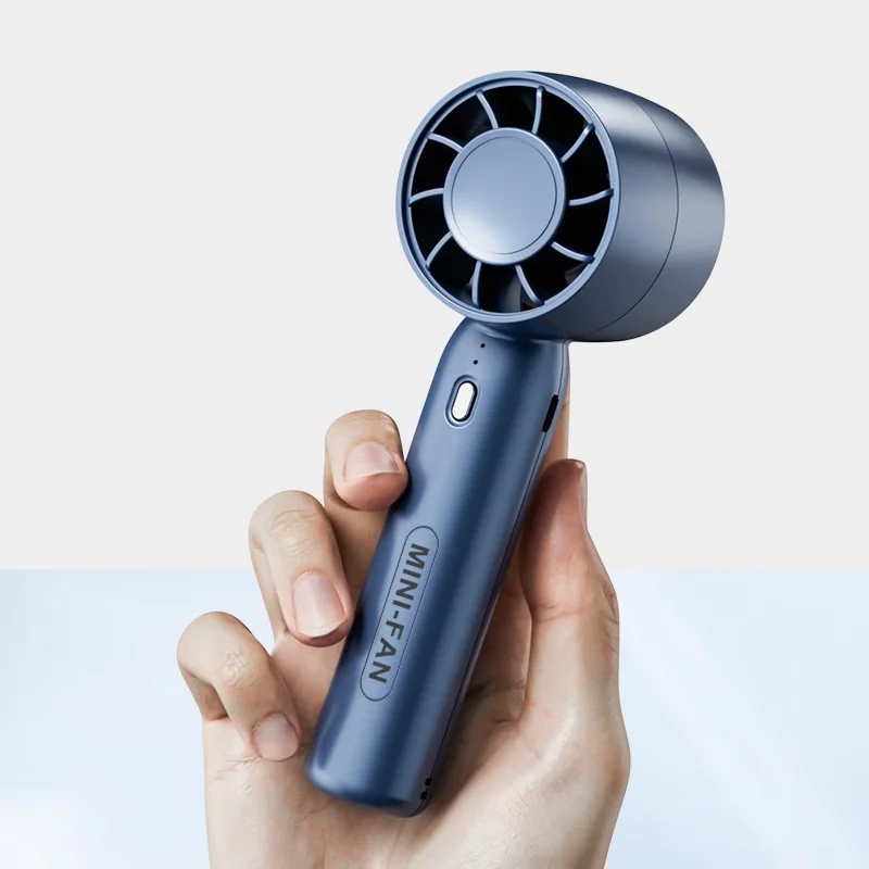 Portable electric pocket turbofan mini usb fans with phone holder base handy hair dryer shape handheld fan
